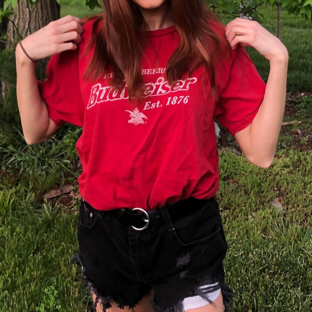budweiser alcohol tee